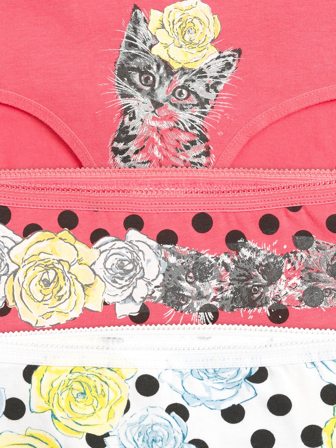 PELICAN Трусы 152734 GULC3209/1(3) Малиновый/малиновый/белый