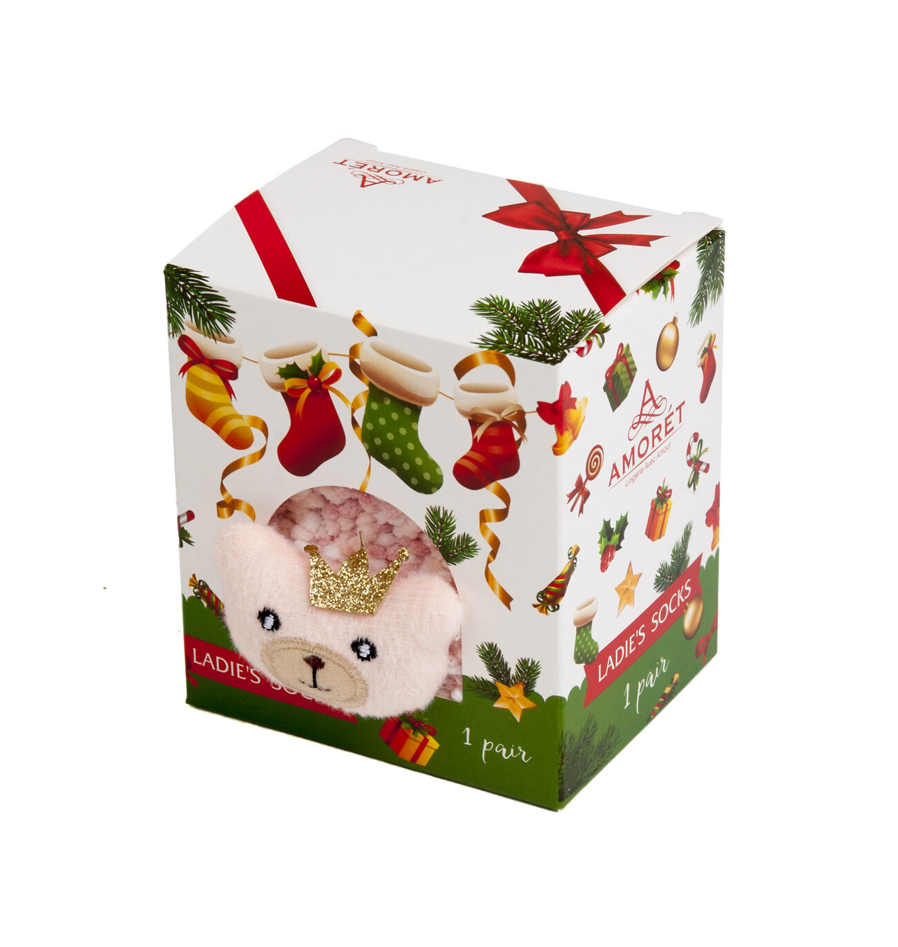 Amoret Носки комнатные 155980 A-0078 розовый