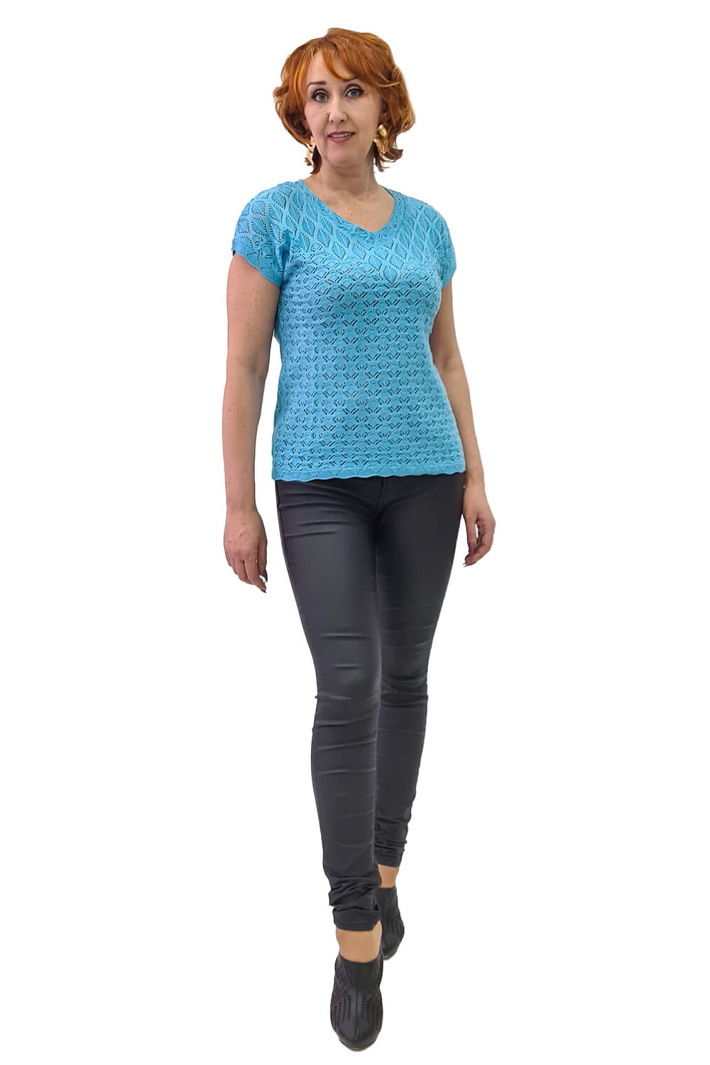 Ankoli Джемпер 156153 Л 0677 бирюзовый