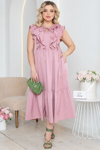 LT Collection Платье 284578 П5422 пыльно-розовый