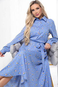 LT Collection Платье 396058 П8357 голубой