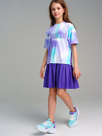 PLAYTODAY Платье 405553 12421129 фиолетовый,разноцветный