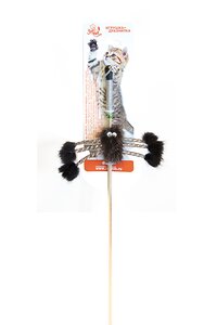 Зооник Дразнилка для кошек "Норковый паук на веревке"  50 см (07103) 408223 60288-00 