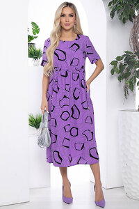 LT Collection Платье 422455 П10215 фиолетовый