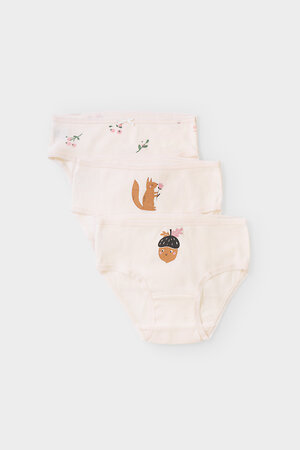 CROCKID Трусы 281504 К 1909-3уп сливки, ягодная полянка