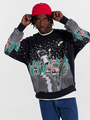 MARK FORMELLE Свитшот 480556 121866/1 неви +печать