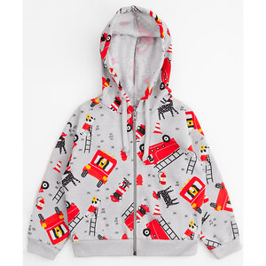 YOULALA Джемпер 567843 1846310207 серый/красный