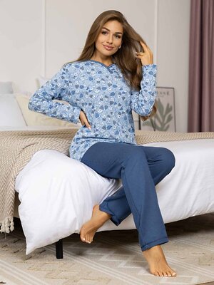 Текс-плюс Пижама 567957 НФ-00245641 Голубой, синий