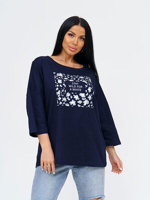 Текс-плюс Туника 568054 НФ-00154007 Темно-синий