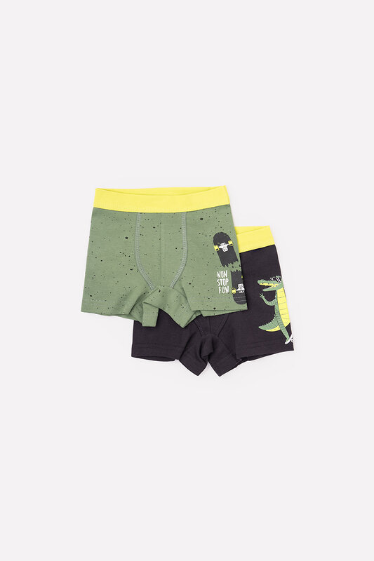 CROCKID Трусы 174900 К 1960-2уп серый, зеленый