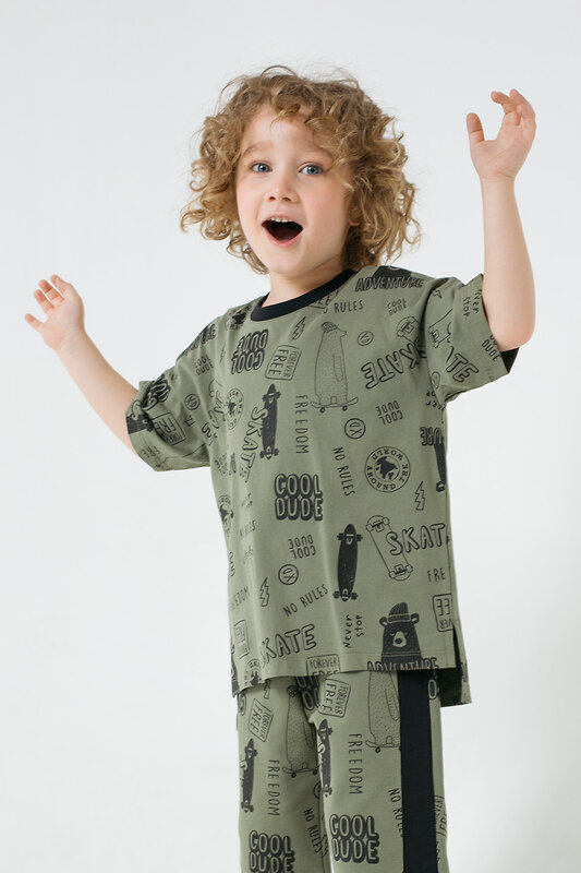 CROCKID Фуфайка 179550 КР 301470 зеленый