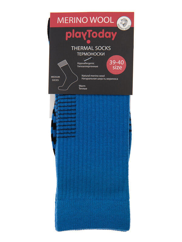 PLAYTODAY Носки 184553 32111150 голубой,черный