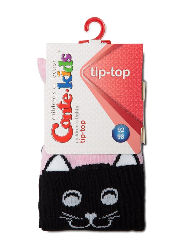 CONTE-KIDS Колготки 192667 4С-03СП Черный-светло-розовый