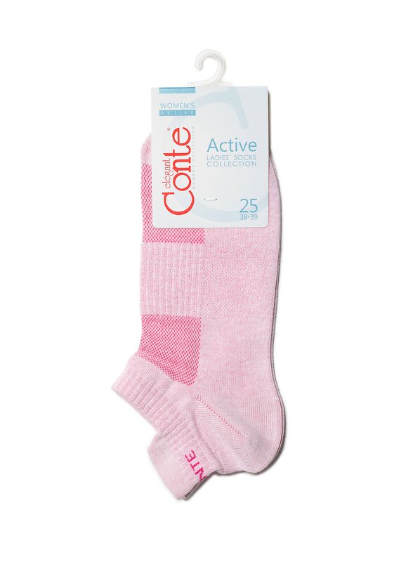Conte elegant Носки 195264 ACTIVE с «язычком» св.розовый