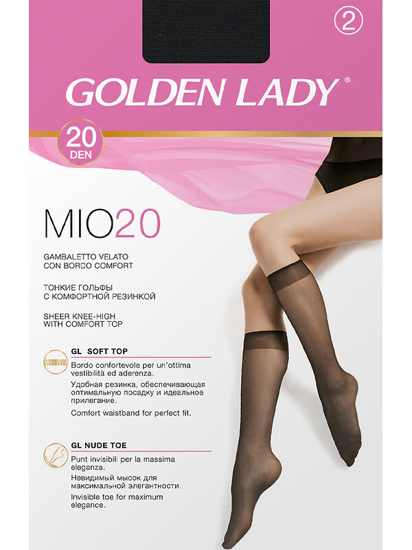 JS Golden Lady Гольфы 198766 MIO 20