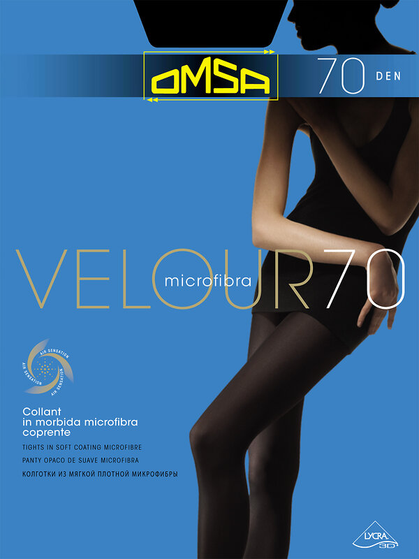 JS Omsa Колготки 198854 VELOUR 70 XL