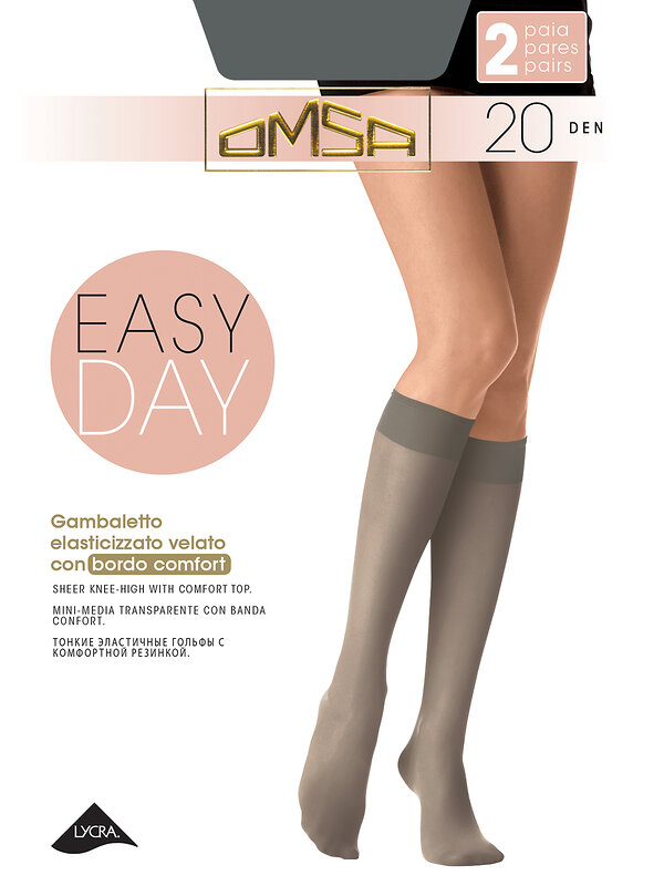 JS Omsa Гольфы 198931 EASY DAY 20 (гольфы 2 п.)
