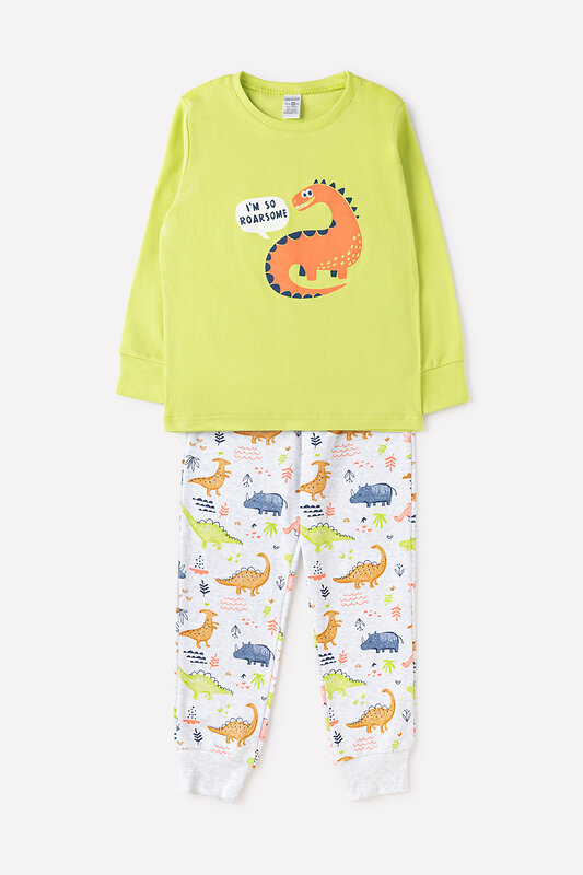CROCKID Пижама 201922 К 1541 темно-салатовый
