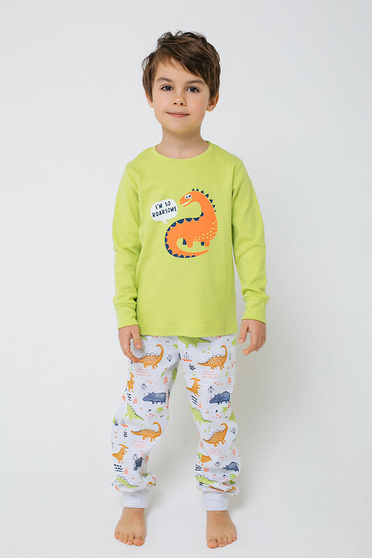 CROCKID Пижама 201922 К 1541 темно-салатовый