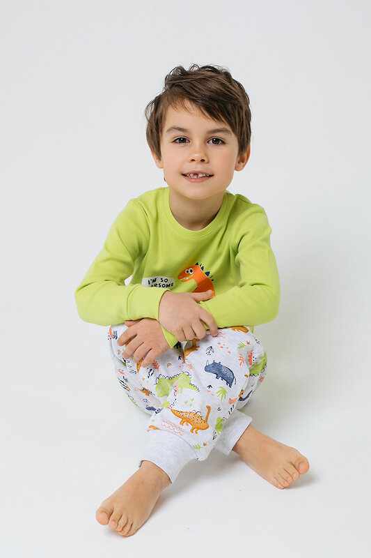 CROCKID Пижама 201922 К 1541 темно-салатовый