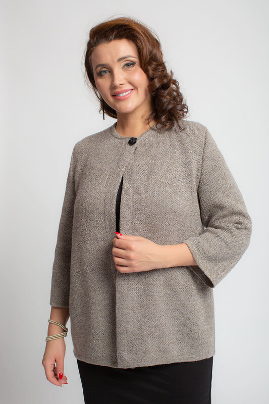 Ankoli Жакет 99305 А-143/1 кофейный микс