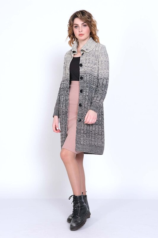 Ankoli Кардиган 97816 35769в кофейный микс