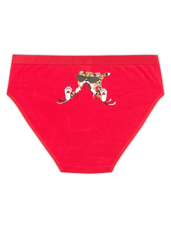 PELICAN Трусы 209093 GULB3870/1(3) Красный/темно-серый/белый