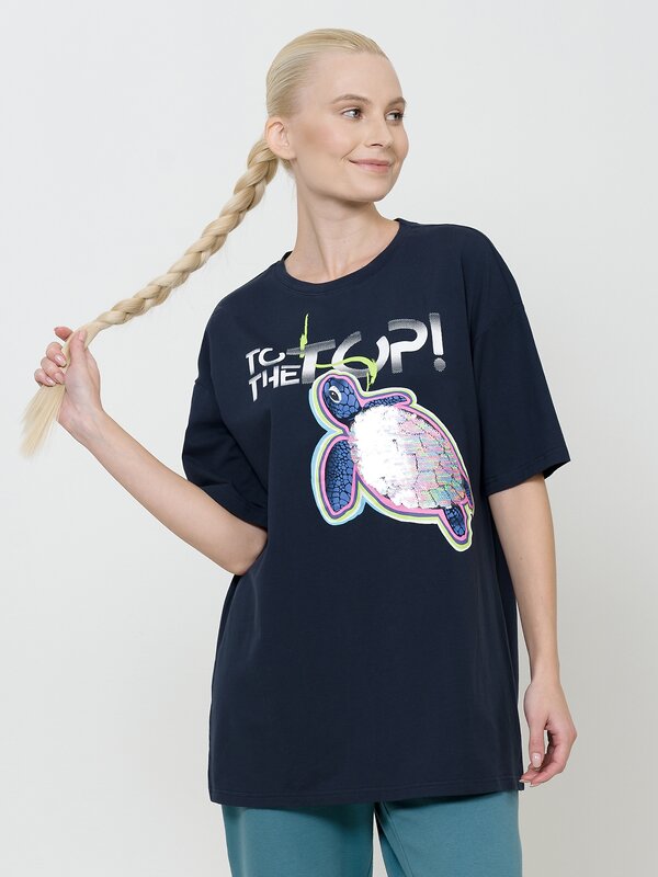 PELICAN Футболка 215294 DFT6875 Темно-синий