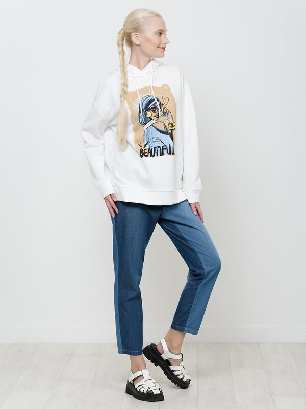 PELICAN Толстовка 219314 DFNK6887 Белый