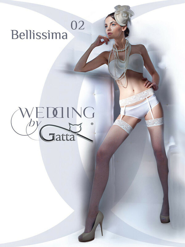 JS Gatta Чулки 232578 BELLISSIMA 02 bianco