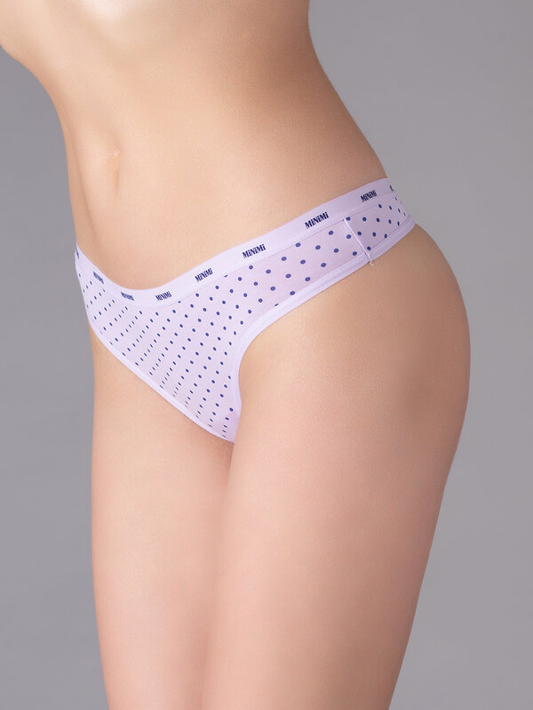 JS Minimi Трусы 234156 MT Pois 211 string lilla