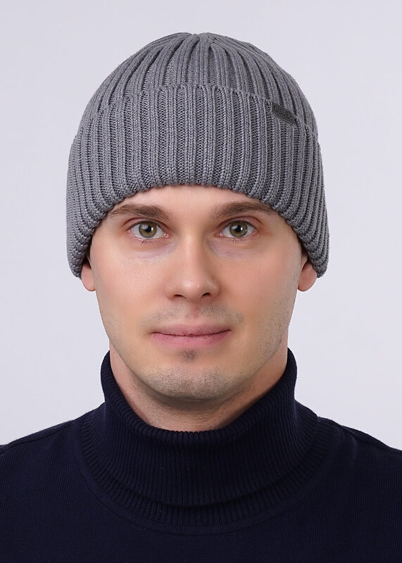 CLEVER Шапка 234301 523470ха меланж серый