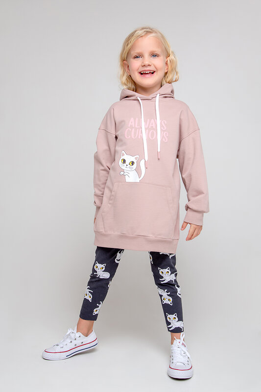 CROCKID Джемпер 247392 КР 301863-1 кофейно-розовый