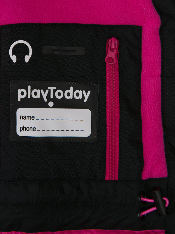 PLAYTODAY Пальто 255140 32221356 черный,фуксия