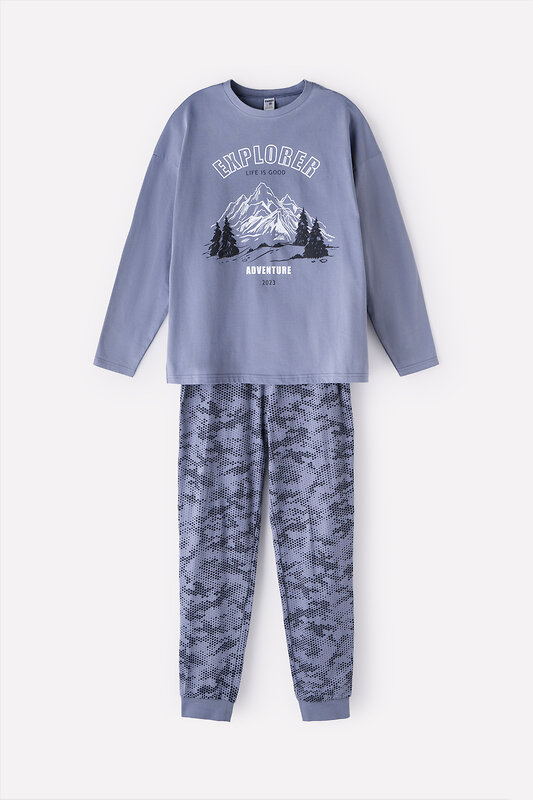 CUBBY Пижама 258425 КБ 2814 мокрый асфальт, мозайка