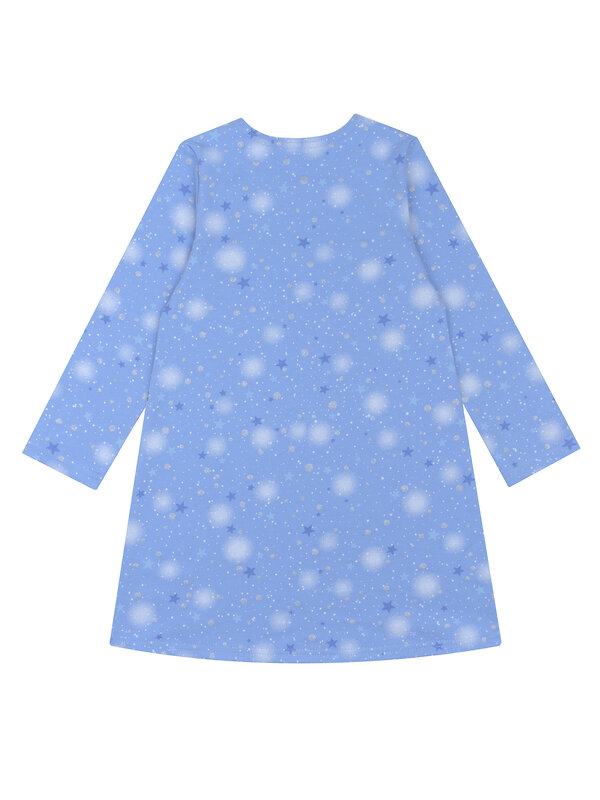 Апрель Платье 260521 1ДПД3516258ня принцесса с единорогом+звездное небо на голубом с глиттером
