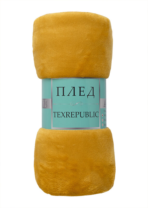 TEXREPUBLIC Плед 262332 32307 Желтый