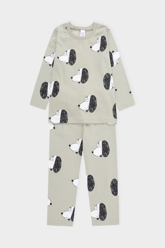 CROCKID Пижама 266217 К 1594 темно-оливковый