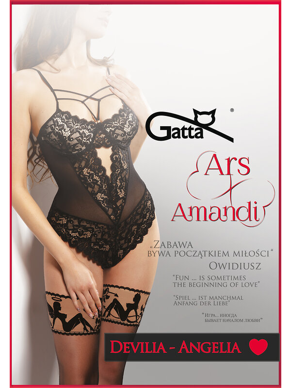 JS Gatta Чулки 269944 ARS AMANDI DEVILIA-ANGELIA nero