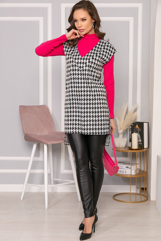LT Collection Жилет 273411 Б5023 чёрный, серый