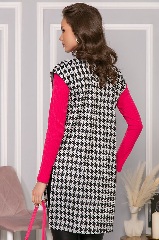 LT Collection Жилет 273411 Б5023 чёрный, серый