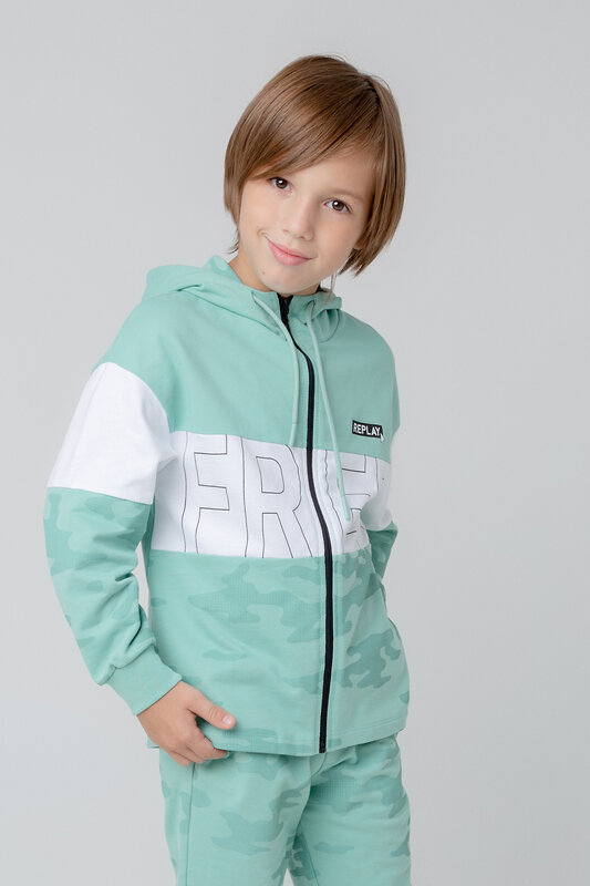 CROCKID Жакет 275810 КР 301982 мятный зеленый, пиксельный камуфляж к364