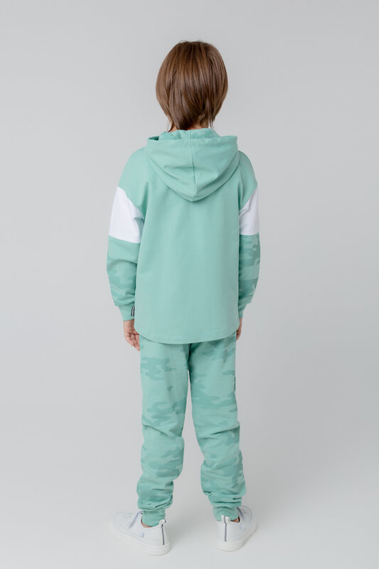CROCKID Брюки 275832 КР 400513 мятный зеленый, пиксельный камуфляж