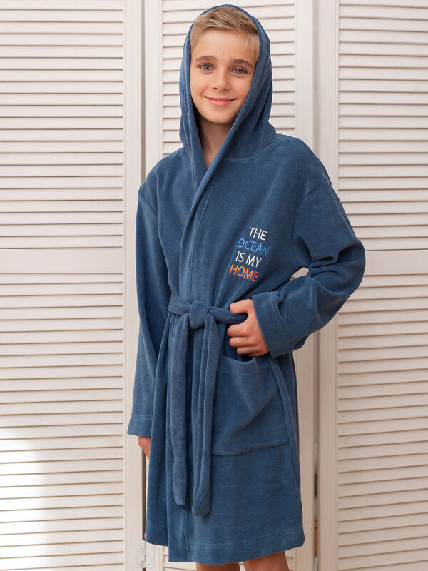 BATIK Халат 277915 01446_BAT Синий