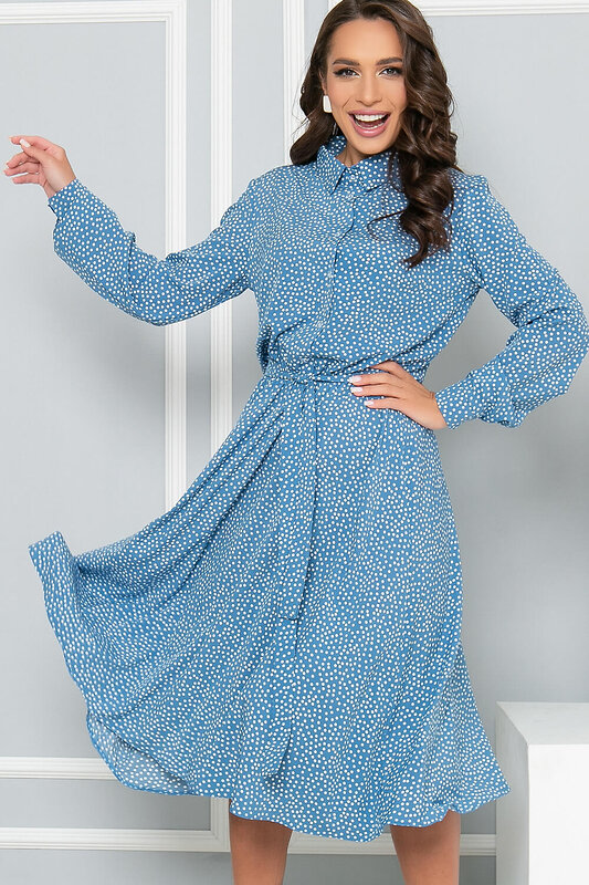 LT Collection Платье 278032 П4502 голубой
