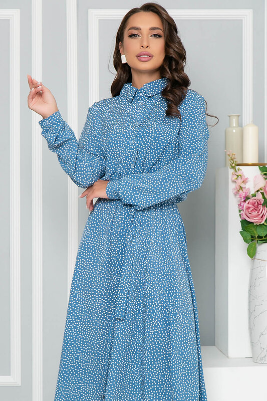 LT Collection Платье 278032 П4502 голубой