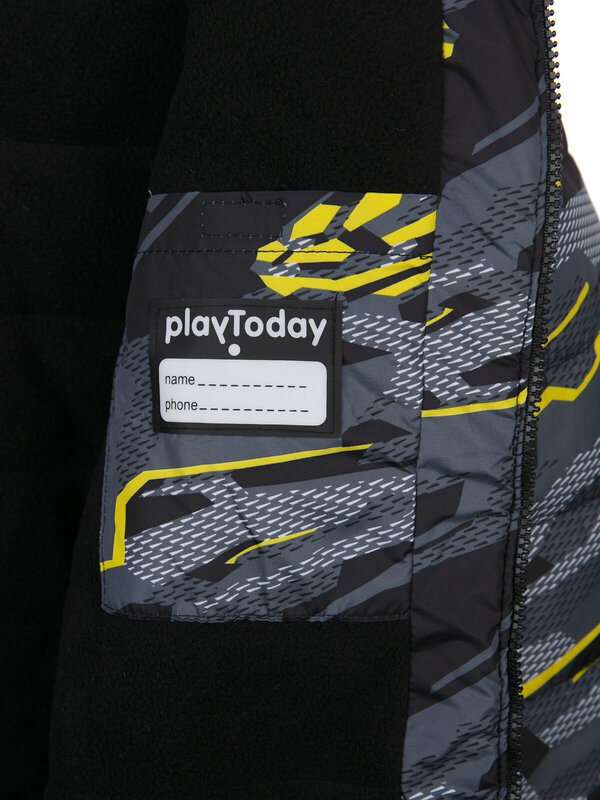 PLAYTODAY Куртка 278372 22210209 черный,серый,жёлтый
