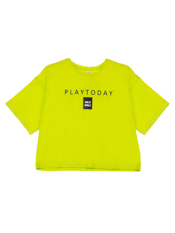 PLAYTODAY Фуфайка 278425 12321145 светло-зеленый,черный