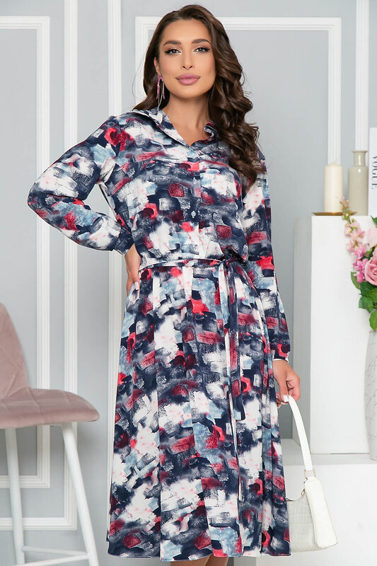 LT Collection Платье 278742 П4510 синий