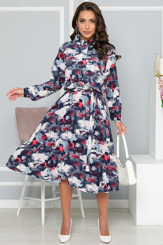 LT Collection Платье 278742 П4510 синий
